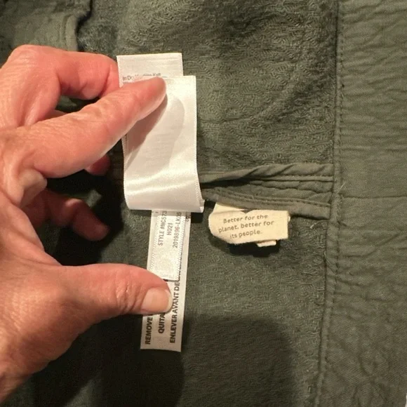 Madewell diamond jacquard shaw blazer olive green women's size small 100%Cotton - Picture 10 of 12